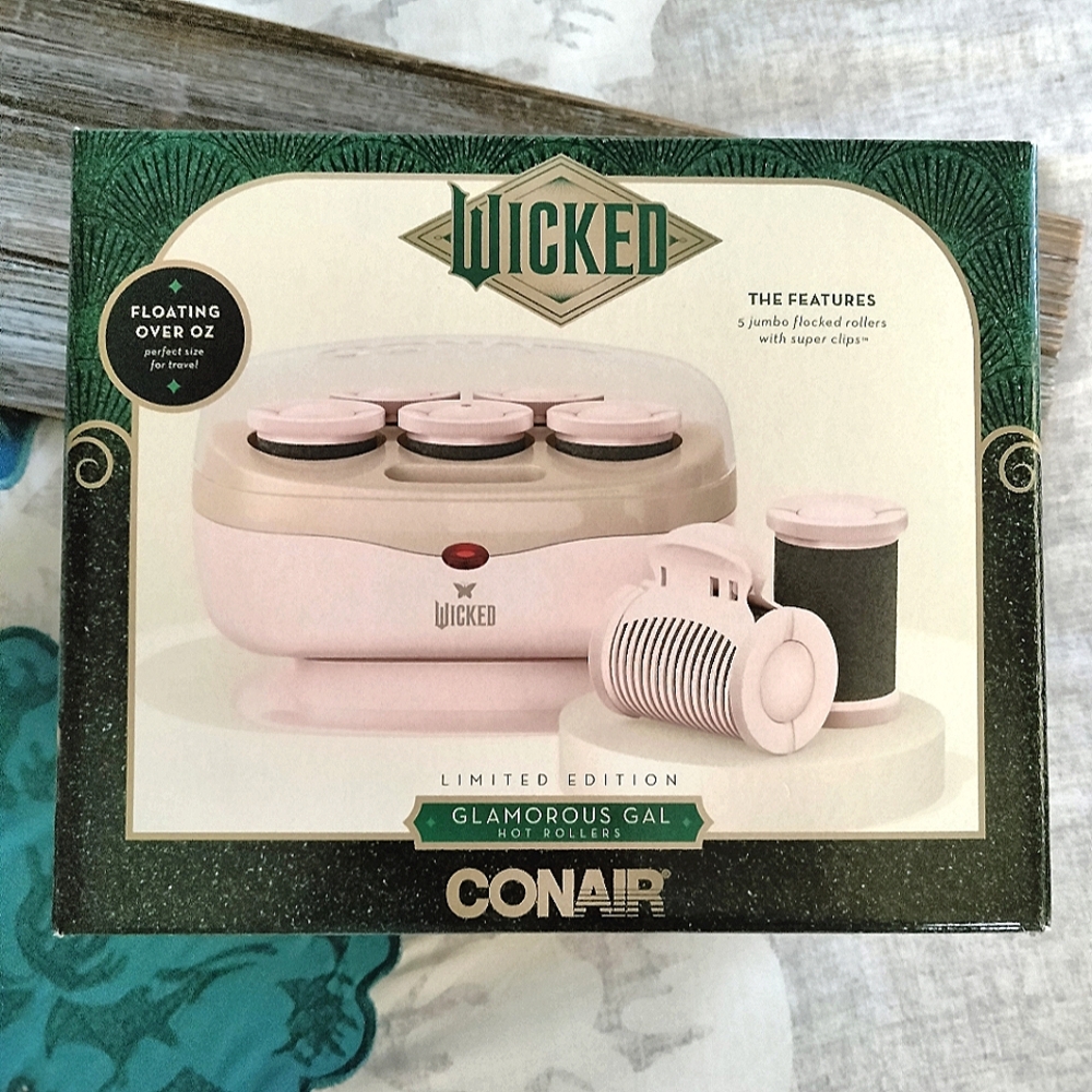 Wicked Glinda Pink Hot Rollers Set 🩷